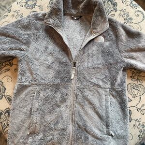 Northface grey fleece jacket
